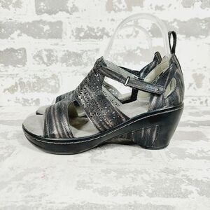 NEW Jambu Women's Bonita Black Wedge Summer Sandals F362